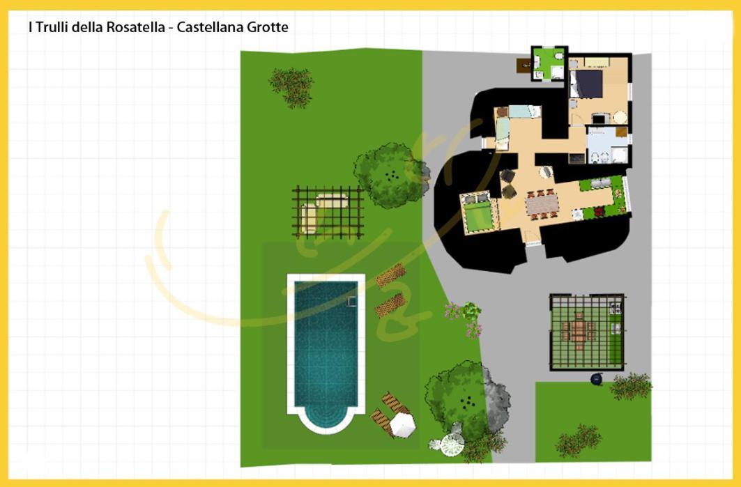 Td Trulli Della Rosatella Typical Trulli With Pool Villa Castellana Grotte Exterior photo